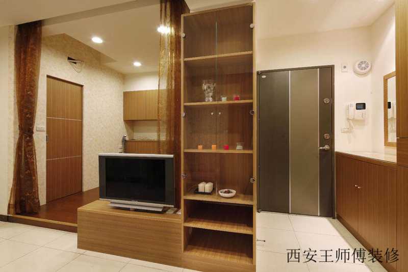 日式原木风小户型装潢图