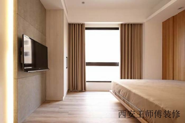 简约时尚现代卧室窗帘图