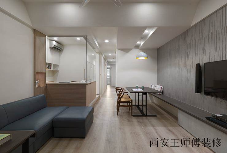 实木简约环保型二居样板房