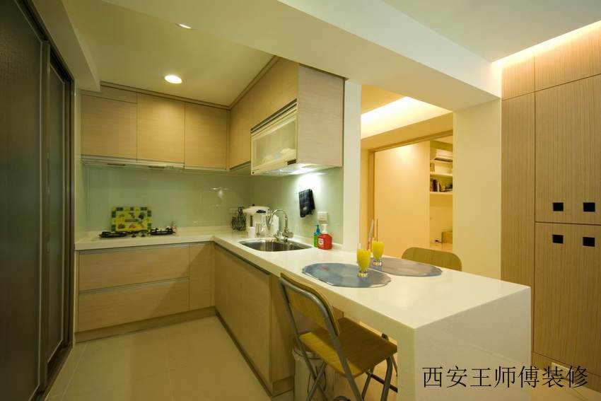 家装设计装修厨房简约风格装饰效果图