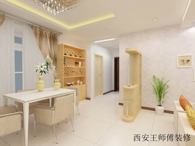 唯美简约室内隔断柜设计