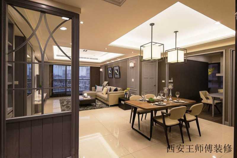 简中式现代家居隔断设计
