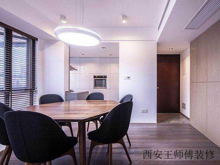 黑白现代风格餐厅设计装修效果图