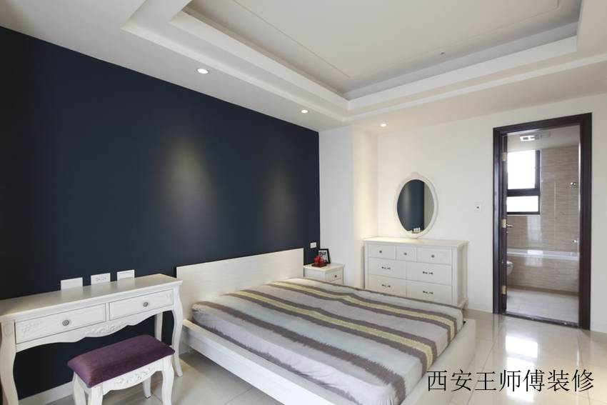时尚潮流现代卧室背景墙设计