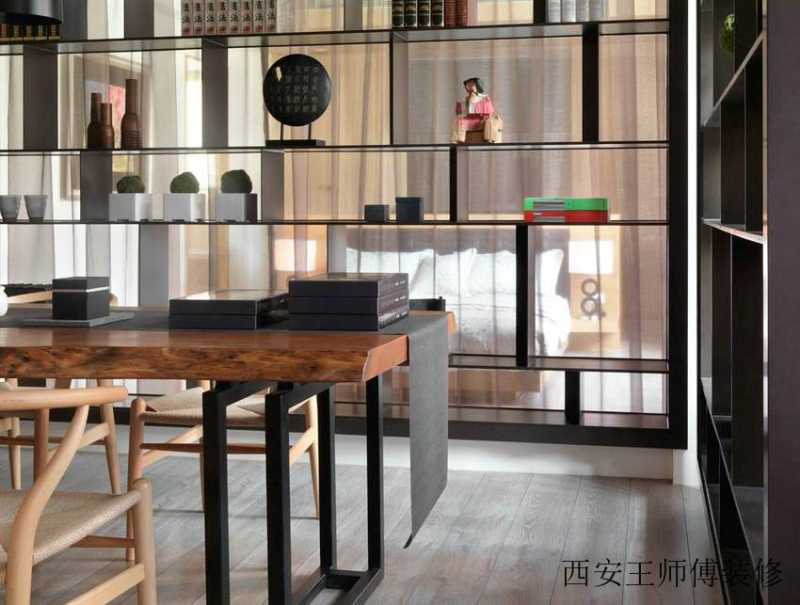 时尚简约装修书房卧室隔断装饰设计