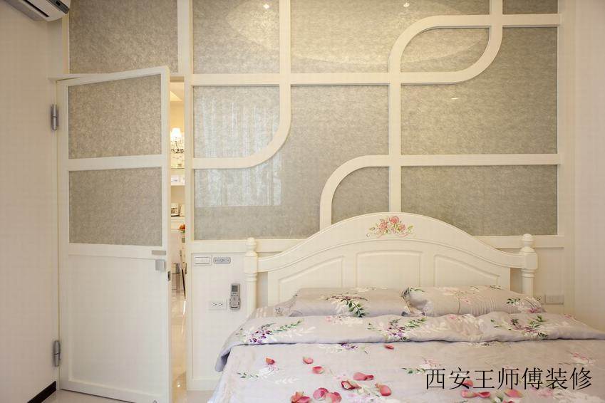 创意简约卧室床头背景墙设计
