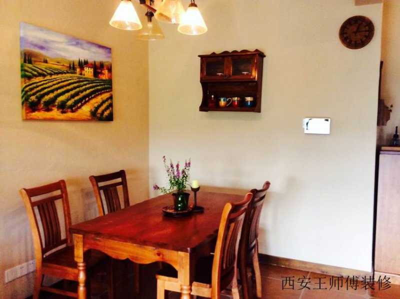 朴素乡村田园风餐厅效果图