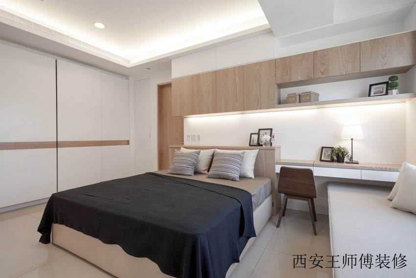 简约卧室移门衣柜设计图