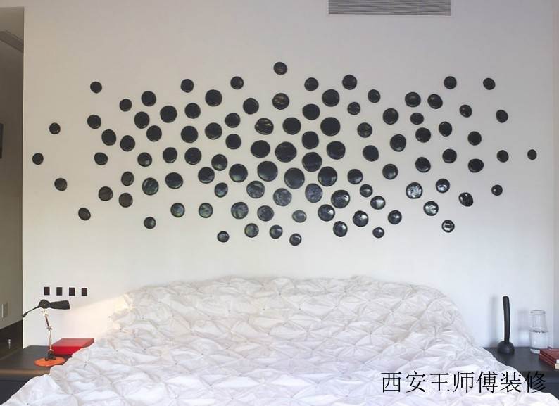时尚创意现代卧室背景墙设计