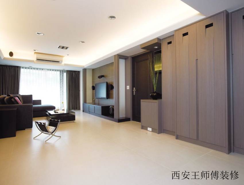 简约素雅装修风格两居室内装潢图片