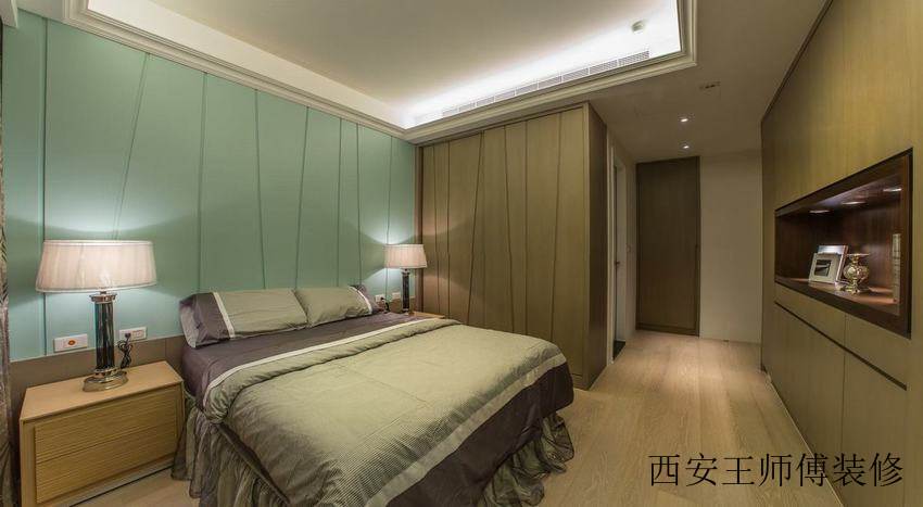 现代三居卧室装潢效果图