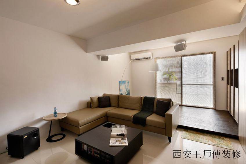 休闲极简客厅家居设计图
