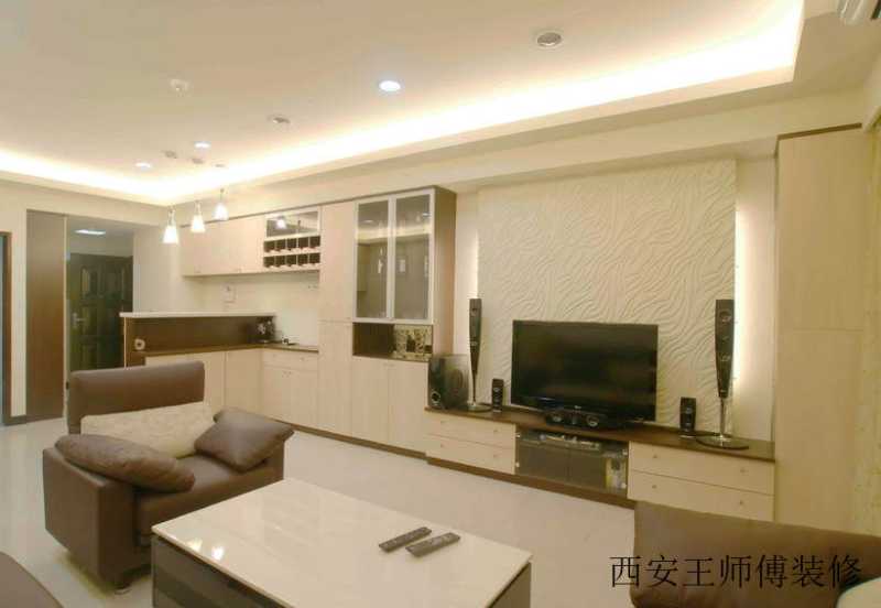 素雅现代二居客厅案例图