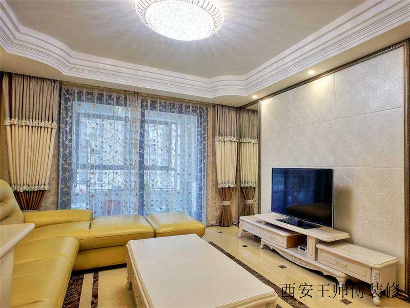简单朴素之现代田园客厅装潢欣赏图