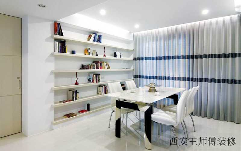 时尚黑白简约餐厅案例图