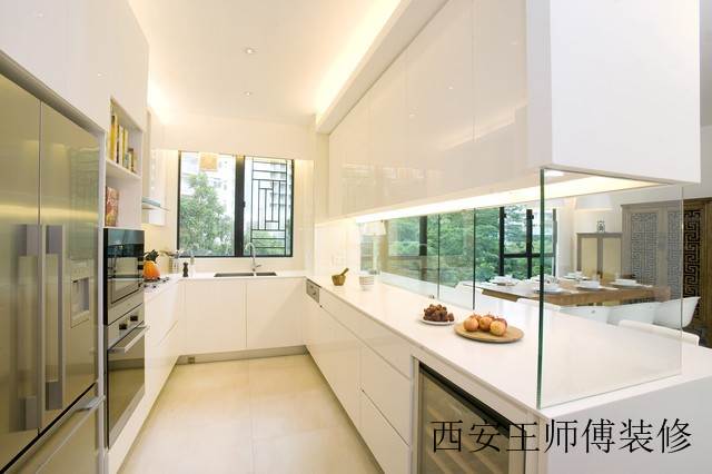 白色简约现代家居厨房案例图