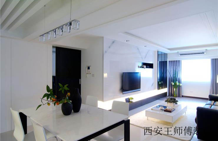 时尚简约客餐厅布置