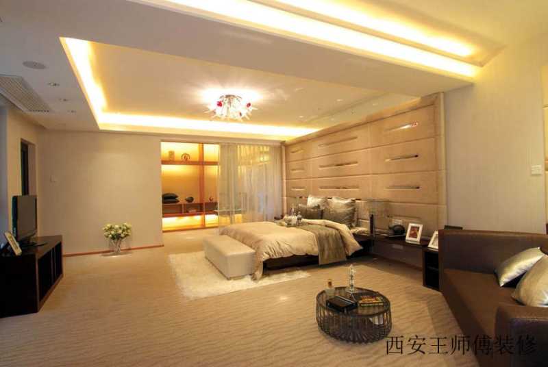 大气豪华现代别墅卧室装修欣赏图