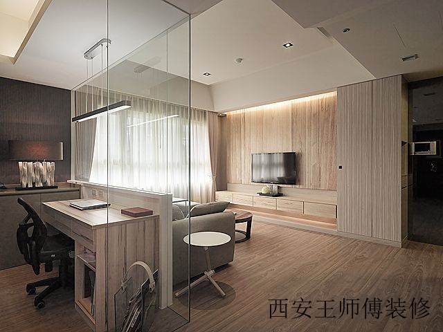 实木混搭客厅吊顶效果图