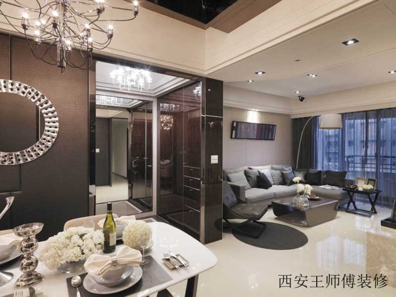华贵典雅新古典家装室内隔断设计装修图
