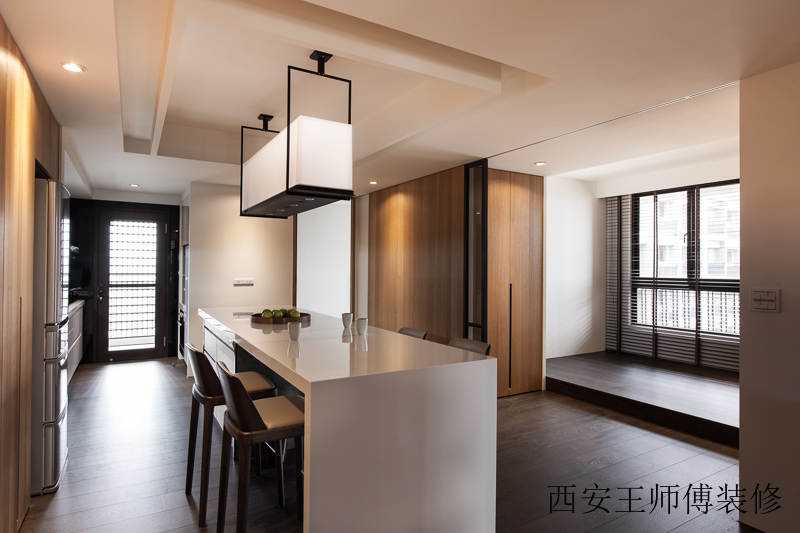 时尚简约现代家居吧台装饰图