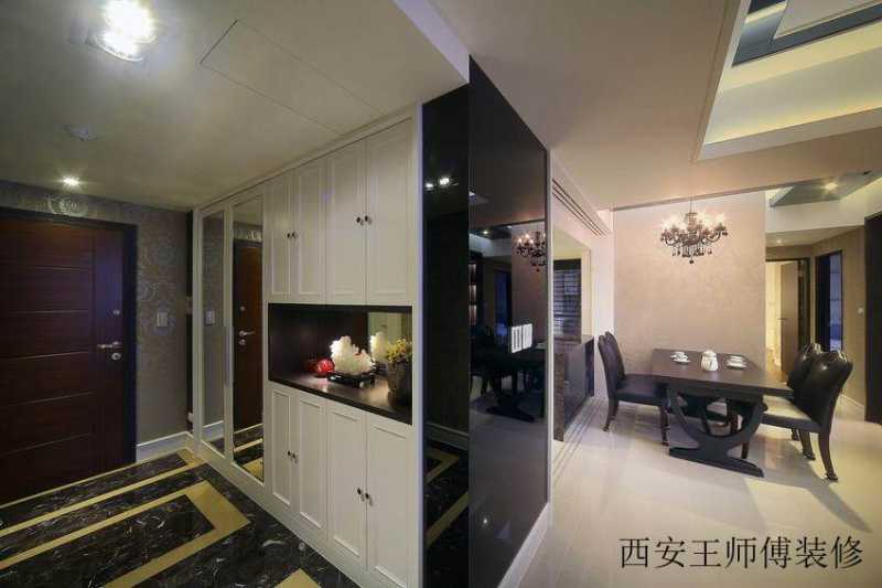 现代风格进门玄关鞋柜设计图