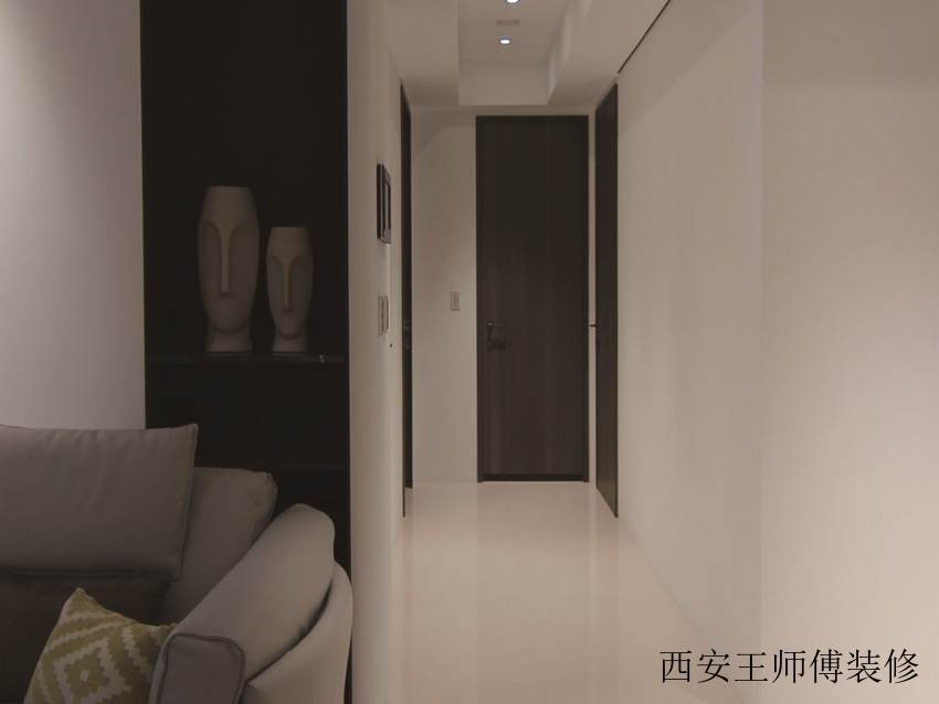 素雅现代简约玄关过道效果图
