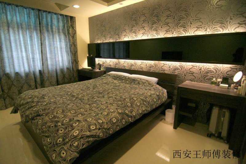 素雅现代三居卧室装修效果图