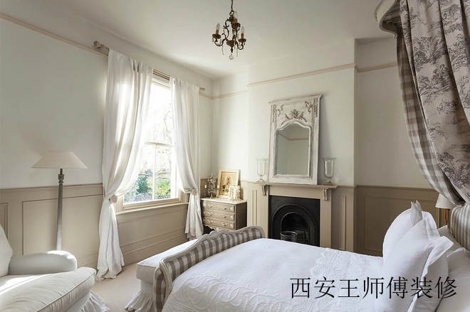 唯美北欧风格卧室窗帘设计