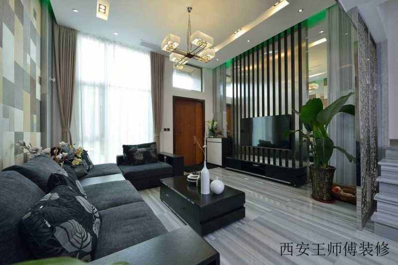 后现代时尚客厅效果图设计