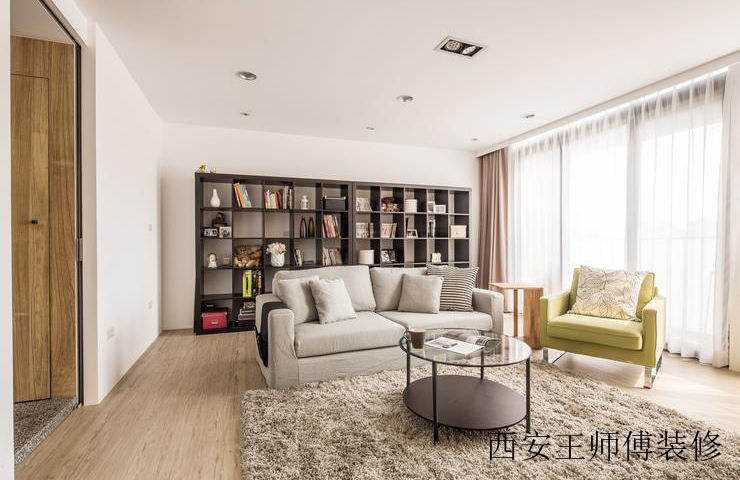 实木北欧装饰设计客厅装修效果图