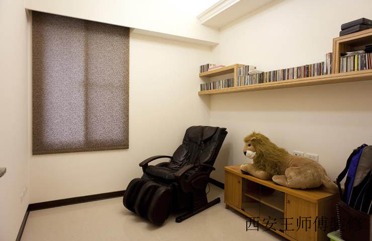 简约现代书房书架设计