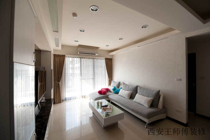 简约风格客厅吊顶效果图