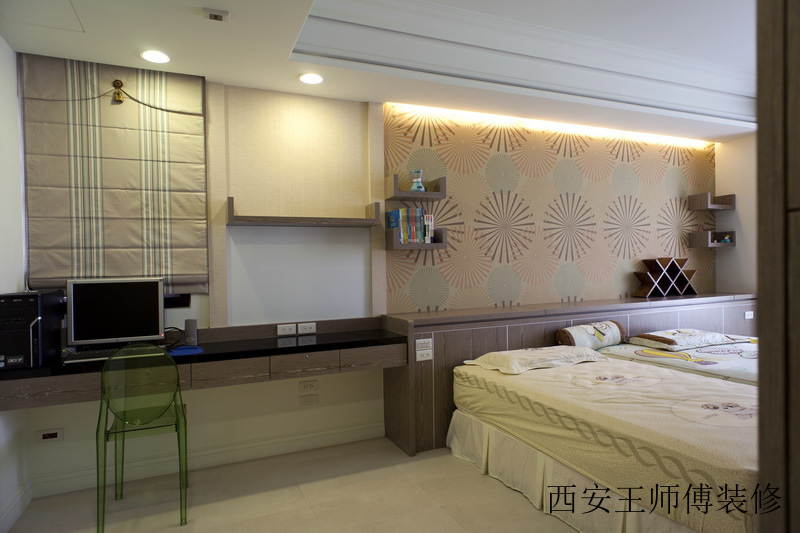 时尚现代卧室书桌台设计