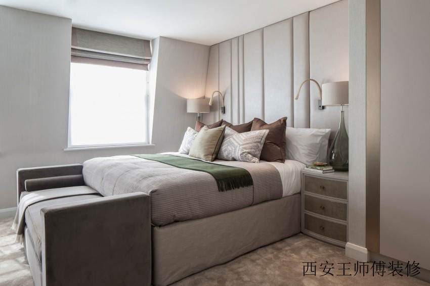 舒适后现代风格卧室装修案例图