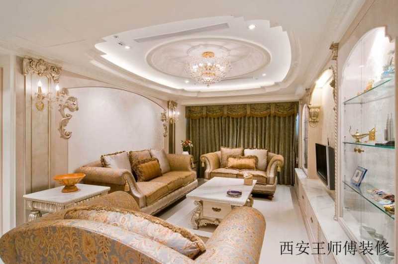 精致唯美简欧客厅装修欣赏