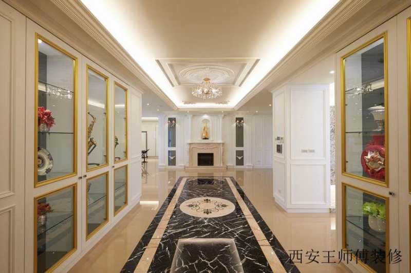 新古典风格 过道大理石地板装饰