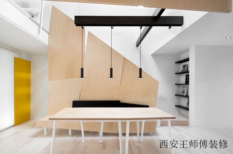 时尚创意简约餐厅背景墙设计