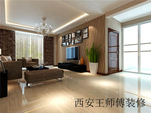 木纹地砖家用效果图 使用防木纹地板砖有什么好处