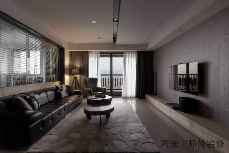 后现代风格客厅装修案例图