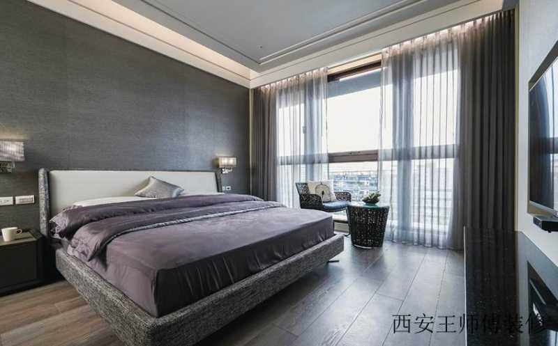 素雅现代卧室装潢案例图