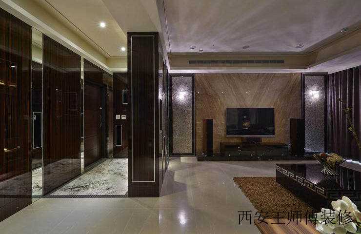 摩登现代家居隔断墙设计