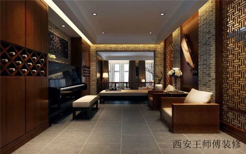 现代中式风格家装效果图