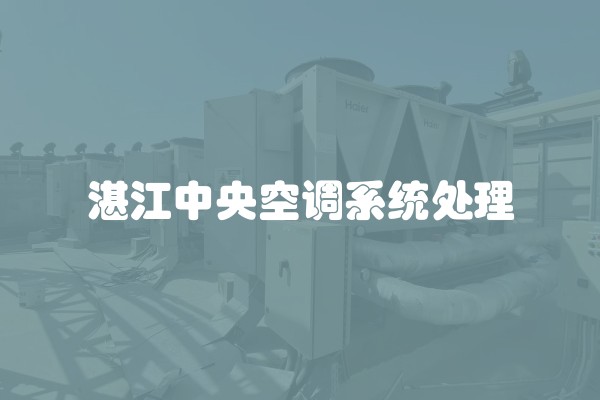 湛江中央空调系统处理