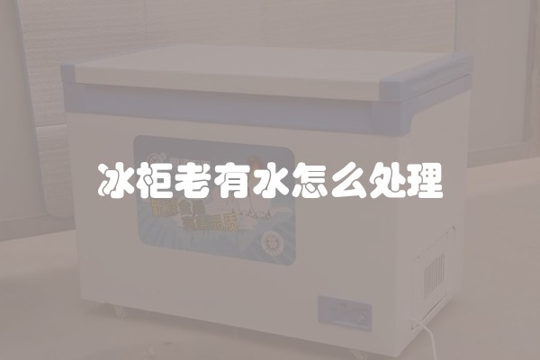 冰柜老有水怎么处理