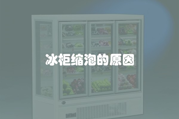 冰柜缩泡的原因
