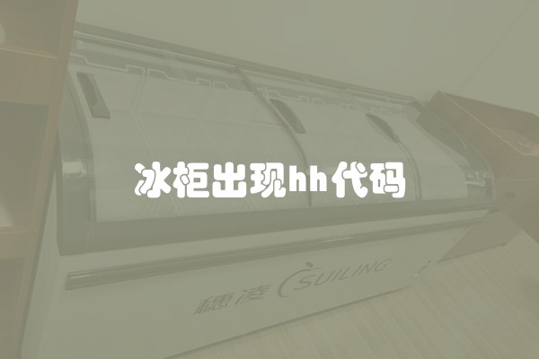 冰柜出现hh代码