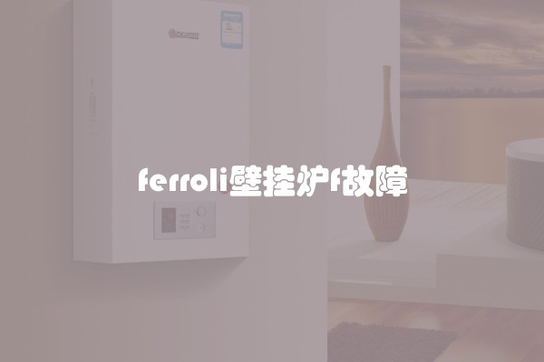 ferroli壁挂炉f故障