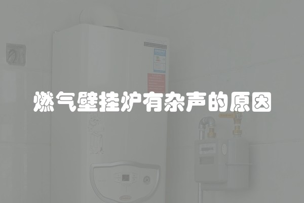 燃气壁挂炉有杂声的原因