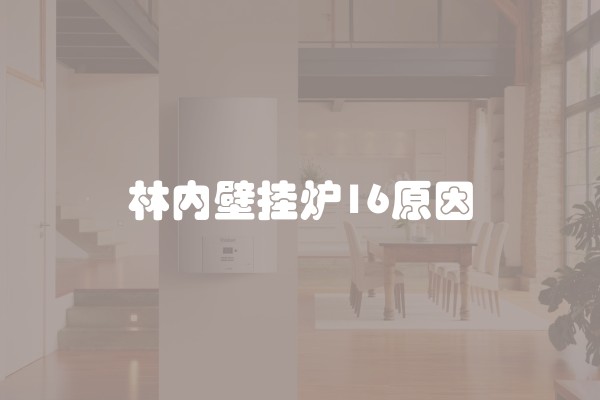林内壁挂炉16原因